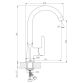 Смеситель для кухни Qtap Grand WHI 007F - 2