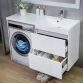 Тумба 1250x460x890 Jamaica R+ ум. Amelia R 1245 (поличка зліва) Fancy Marble - 5