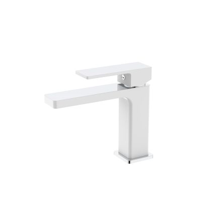Смеситель для раковины Gemini QTGEM270CRW45675 Chrome/White Qtap - 1