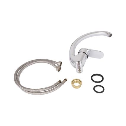 Смеситель д/кухонной мойки Tani 008F (k40) Chrome Lidz - 5