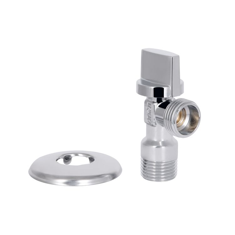 Кран угл. шар. Sandi 1/2&amp;quot; - 1/2&amp;quot; Ф (унитаз) ST80 sanlux SD185W1515 - 6