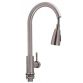 Смеситель д/кухни Aria 015FLT, Nickel (k35) с выдвижной мультифункцион. - 5