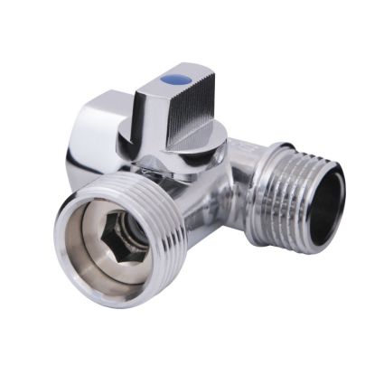 Кран проходной 1/2н*3/4н*1/2в SF186W152015 Forte - 1