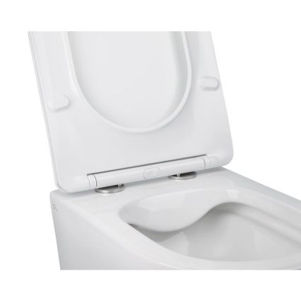 Набір Qtap інсталяція 3 в 1 Nest QT0133M425 з панеллю змиву лінійної QT0111M08V1091MB + унітаз з сидінням Jay QT07335176W - 5