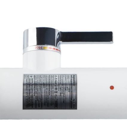 Кран-водонагрівач проточний HZ 3.0 кВт 0,4-5бар для кухні гусак вухо на гайці (C) AQUATICA (HZ-6B143C) - 2