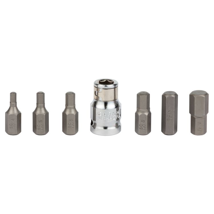 Набор бит HEX 1/2&amp;quot; 7шт S2 (пласт кейс) ULTRA (4013202) - 2