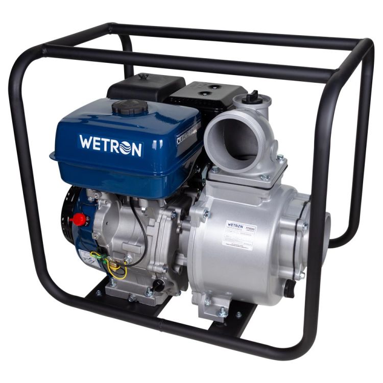 Мотопомпа 9л.с. Hmax 26м Qmax 110м³/ч (4-х тактный) WETRON (772553) - 2