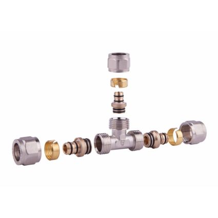Трійник металопл 16*16*16 SF176W161616 Forte - 1