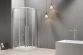 AIVA душова кабіна 100*100*195см (скла + двері), розсувна, хром, прозоре скло 8мм - 3