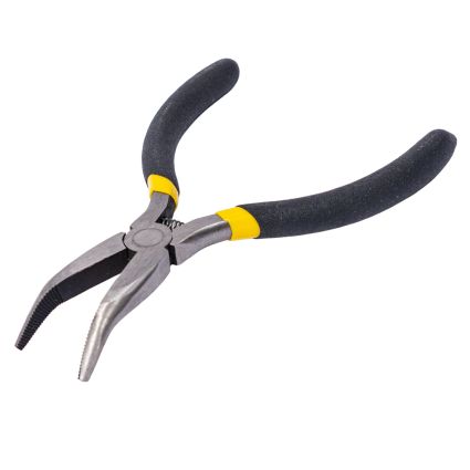 Длинногубцы изогнутые 125мм обрезиненные рукоятки Mini SIGMA (4356311) - 5