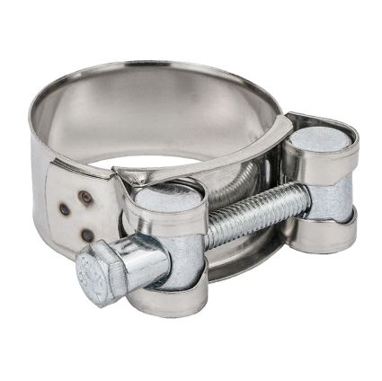 Хомут силовой нержавеющий 20мм Ø38-41мм SIGMA (2508131) - 3