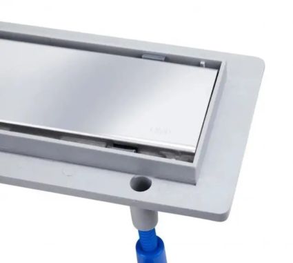 Трап линейный Taurus Tile800 SUS304 с сухим затвором под плитку 800 мм из нерж. стали Q-tap - 5
