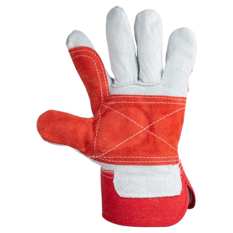 Замшеві рукавички комбіновані р10,5 клас АВ (посилена долоню) Sigma (9448381) - 3