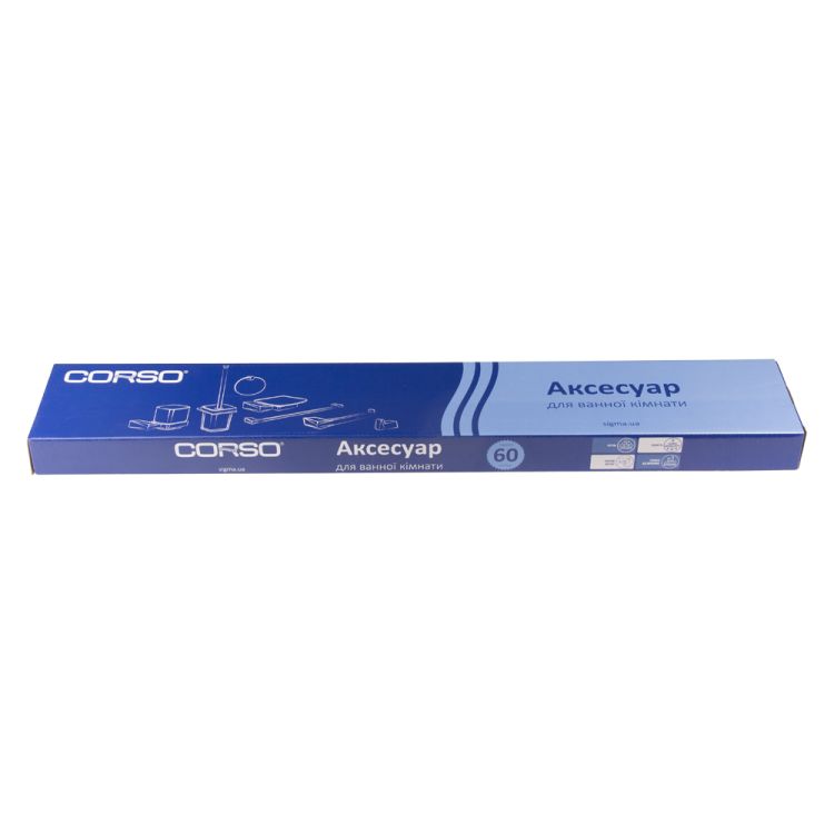 Держатель для полотенец VICO 600×75×27мм CORSO (B) (9681302) - 4