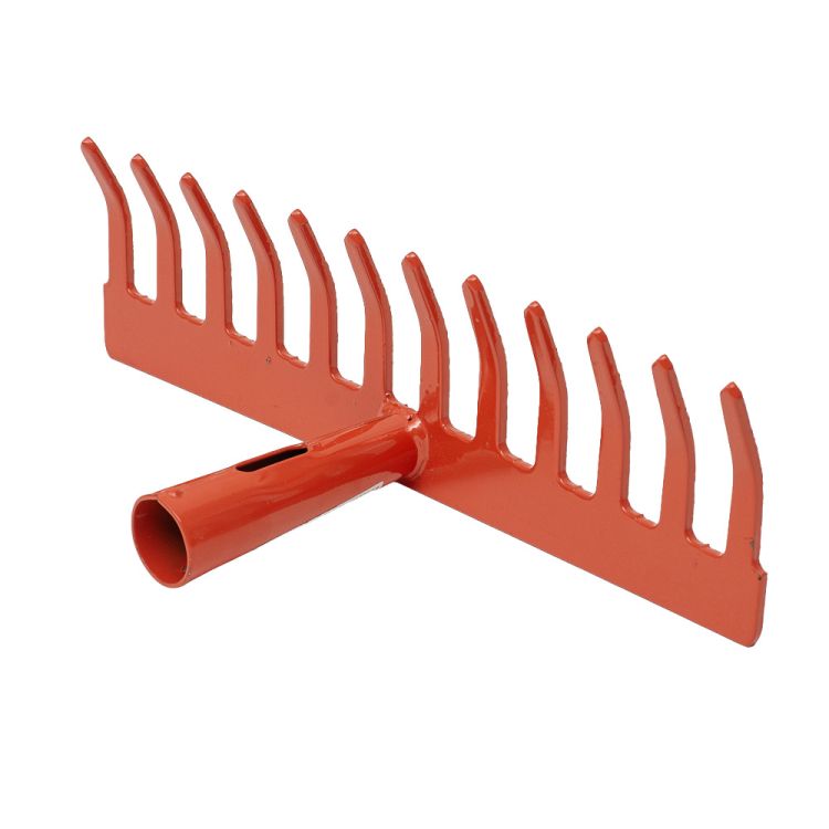 Грабли садовые прямые 12 зубьев 290×83мм сварное крепление GRAD (5051795) - 4