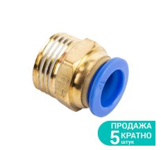Штуцер цанговый (прямой) Ø12*12мм МТ 1/2&quot; Sigma (7026991)