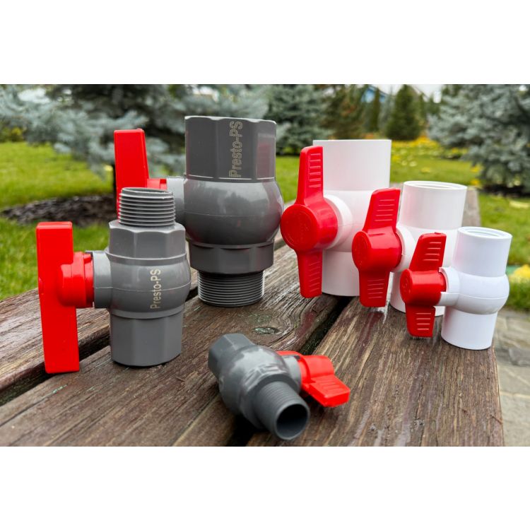 Кран шаровый Presto-PS 12 мм с внутренней резьбой 1/2 дюйма (PF-0120) - 6