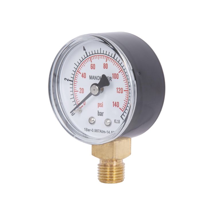 Манометр SD Plus 50мм 1/4&amp;quot;, нижнее подключение 10 бар SD17010B - 3