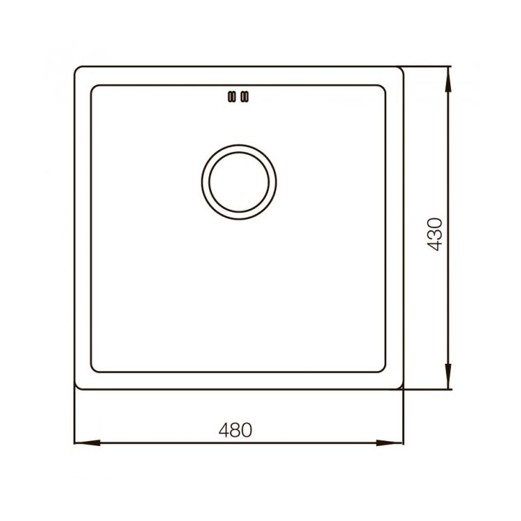 Мийка кухонна MIXXUS МХ4843-220*1.0 PVD-Black MX0557 - 2