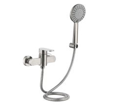 Змішувач для душу Lidz Luna 010 (k35)  LDLUN010NKS49191 Nickel