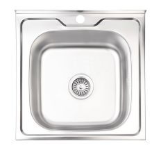 Кухонна мийка Brinex 5050 0,6 мм Satin (BRIN5050SAT06)