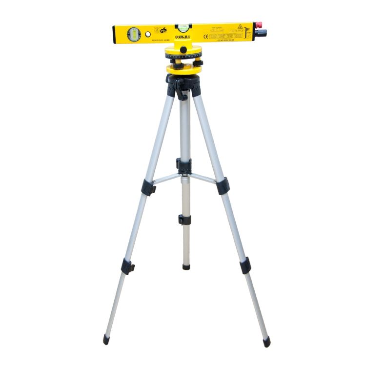 Уровень лазерный 40см (кейс+тренога) Sigma (3727021) - 1