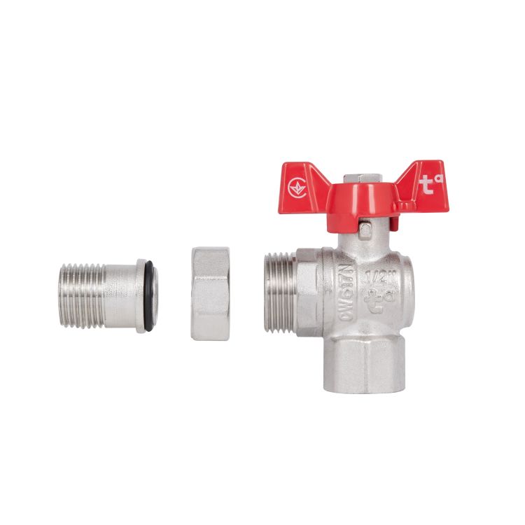 Кран с амер. угловой Forte 1/2 SF221W15 - 8