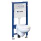 Комплект:DUOFIX PRO 20 (інст-я Geberit +чаша підв. Idol + кнопка Delta 01 хром глянец) 118.315.21.2 - 1
