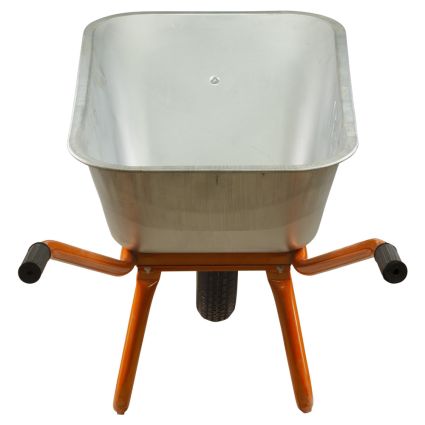 Тачка строительная одноколесная 90л 200кг колесо 15&amp;quot; FLORA (5056464) - 4