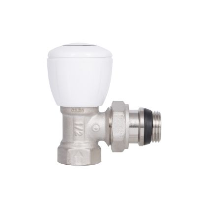 Кран д/ряд. угловой 1/2&amp;quot; верхний с антитечкой усиленный SF232W15 Forte - 5