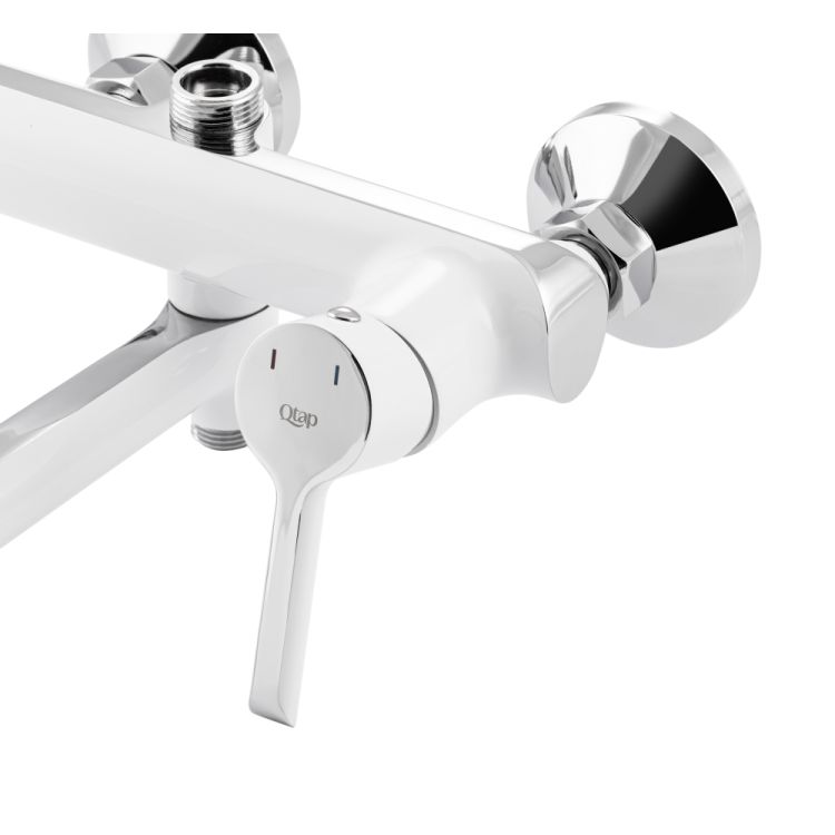 Душова система універсальна Qtap Grand на три споживача (з виливом) QTGRAWCR1004 Chrome/White - 4