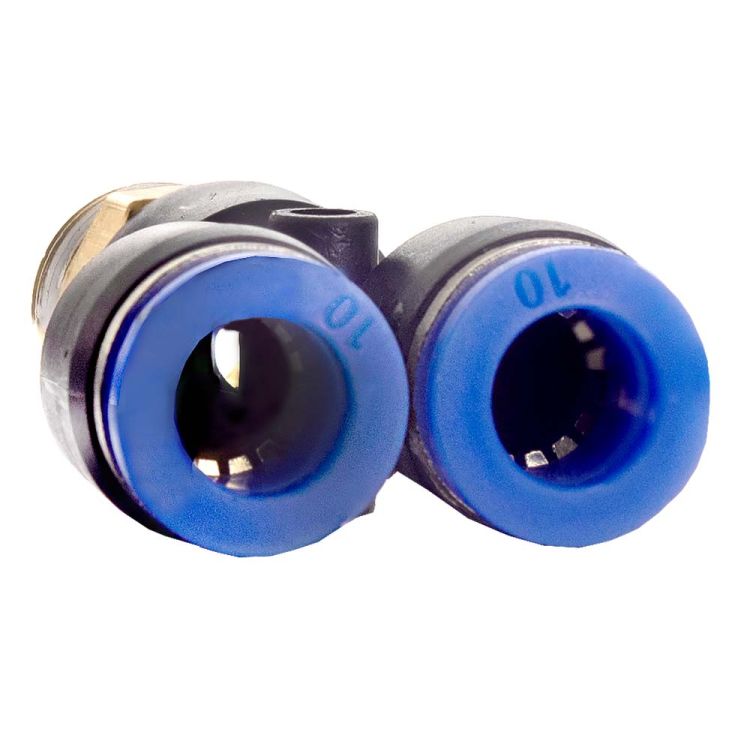 Штуцер цанговий (Y-подібний) Ø10*10*10мм МТ 3/8&amp;quot; Sigma (7027861) - 5