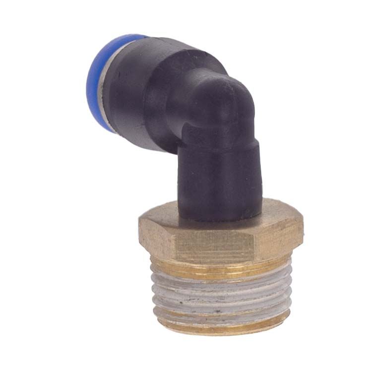 Штуцер цанговый (угловой) Ø6*6*6мм МТ 3/8&amp;quot; Sigma (7027101) - 3