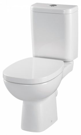 Унитаз-компакт Cersanit FACILE 318\63 3/6 с дюропластовим сиденьем - 1