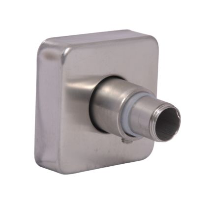 Кронштейн стійки Lidz (34,5х53х53) для душових систем Kubis 1033,1030 Nickel LDKUB3455353N49524 - 1