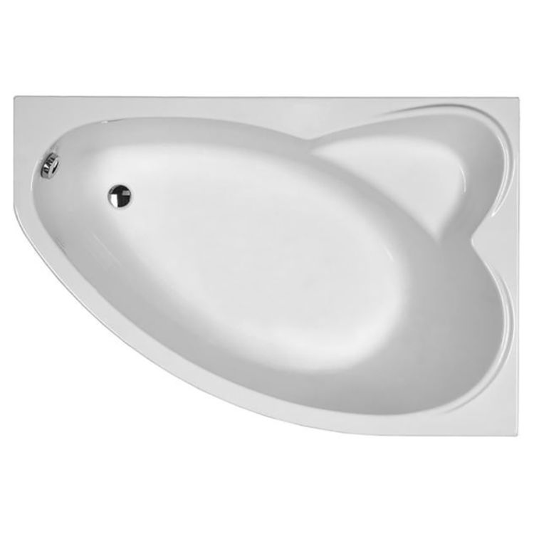 SUPERO ванна 150 * 100 см, асиметрична, права, з ніжками SN14 - 1