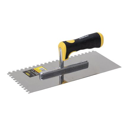 Гладилка нержавіюча штукатурна c зубом Profi 280мм×130мм 6×6мм Sigma (8327521) - 1