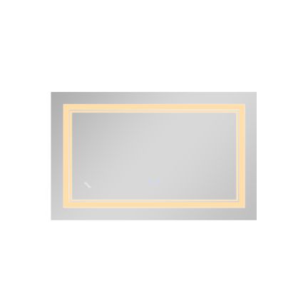 Дзеркало Qtap Cardinal (CA1) 800х500 з LED-підсвічуванням Touch, з антизапотіванням, з димером, рег. темп. кольору (3000-6500K) Reverse QT0478C5080 - 5