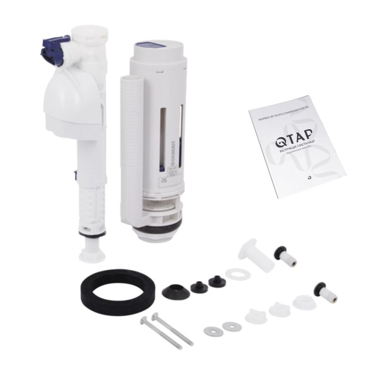 Унітаз-компакт Stork WHI 2178P безобідковий, Q-tap - 9