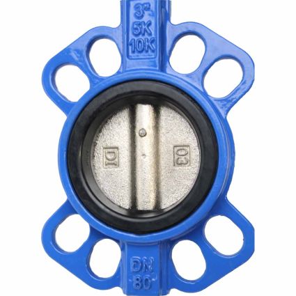 Затвор межфланцевый &amp;quot;баттерфляй&amp;quot; 3'' корпус чугун (GGG50) диск чугун (GGG50) EPDM PN16 FLORA (5080204) - 6