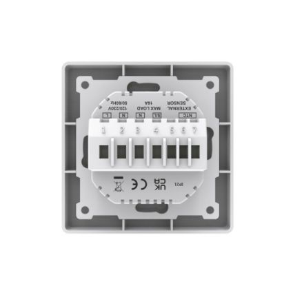 Терморегулятор PWT 029 білий сенсорний з Wi-Fi IN-THERM - 5