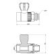 Кран кульовий радіаторний PPR Thermo Alliance 25х3/4&amp;quot; прямий - 2