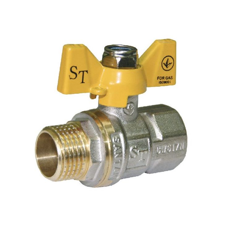 Кран шар.1/2&amp;quot; нв жм SANTAN Professional - 1