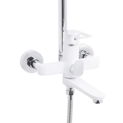 Душова система універсальна Lidz Latwa 1031 на три споживача (з виливом) (k35) White LDLAT1031WHI48994 - 3
