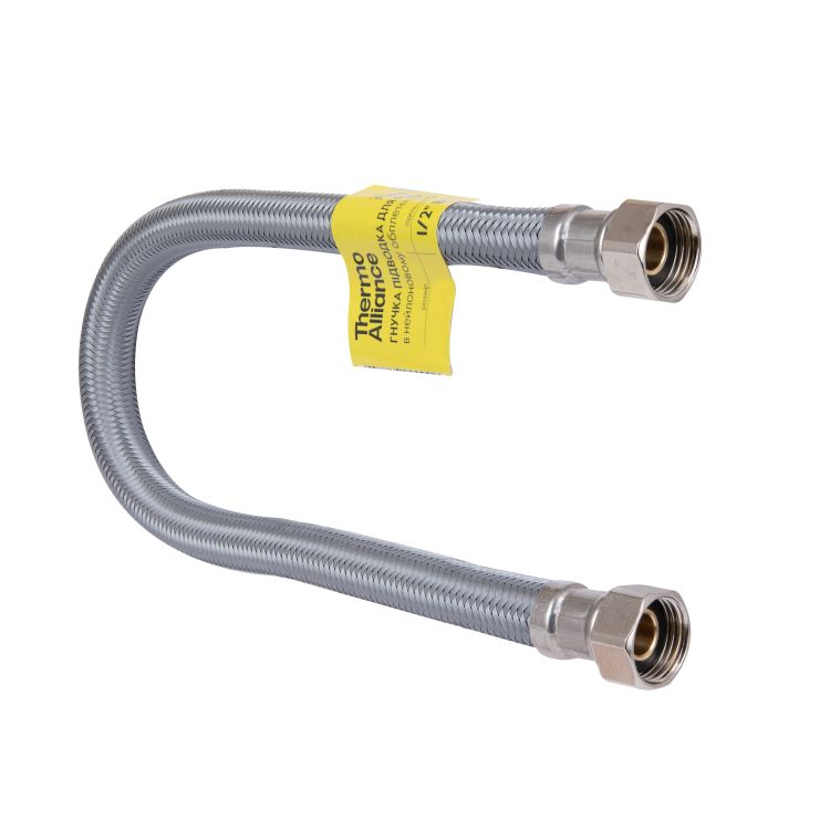 Шланг для води Thermo Alliance Forte D10 (посилений) 20 см NYLON 1/2&amp;quot;x1/2&amp;quot; ВВ TAF383W20 - 1