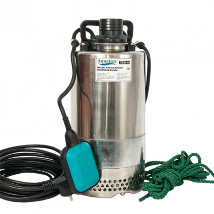773114 Насос дренаж.0.75кВт 12м-25л/мин/3м-350л/мин ЧистВода(нерж)каб. 10м - 1