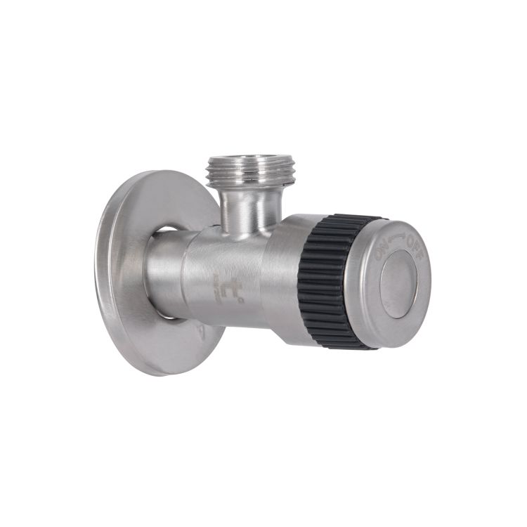 Кран кутовий Thermo Alliance Standart 1/2&amp;quot;ЗЗ нерж., з керам. буксою TAS345W1515SS - 6