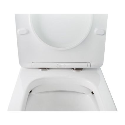 Унітаз-компакт Stork WHI 2178P безобідковий, Q-tap - 5