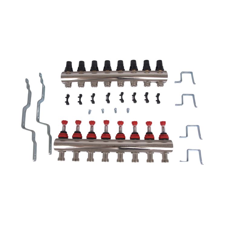 Колектор з витратомірами SD Forte 1&amp;quot; на 8 виходів - 7