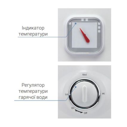 Водонагрівач Thermo Alliance Slim 50 л, мокрий ТЕН 1,5 кВт D50V15Q1 - 5